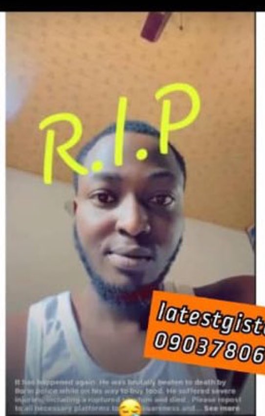 insideilorin_'s tweet photo. The police Officers involved in the unfortunate incident which led to the sudden death of Suleiman Olayinka (M) 27yrs around Tipper garage Ilorin have been identified, arrested and detained for further investigations 

This is the second young man we lost to police brutality recently, this is already too much for us to bear enough is enough 
#Stoppolicebrutalityinilorin 

@Kwara_PPRO @BenHundeyin @PoliceNG_CRU @Princemoye1 @rafiuajakaye @RealAARahman