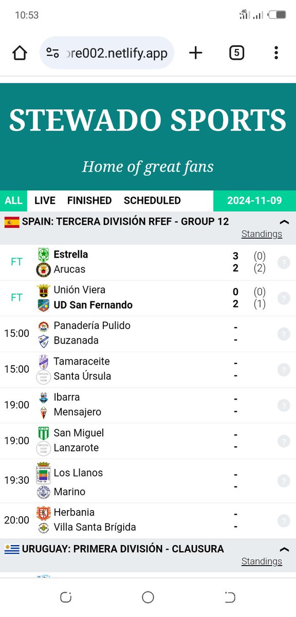 Made a live score soccer website, you can check it out.
stewadolivescore002.netlify.app
. Leave a comment and any suggestion for improvement shall be appreciated