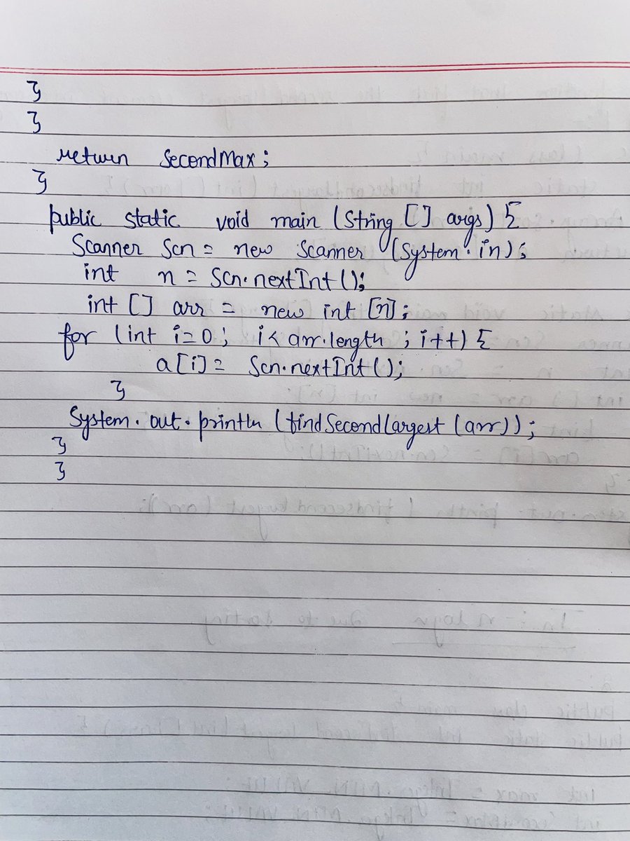 amrit_xrajput's tweet photo. 🎉 Today was a productive coding day! I tackled some tricky array problems: 🔄 Rotated an array ❌ Removed duplicates 🏆 Found the second largest element
Feeling a boost of confidence and ready for more challenges! 💪💻 #Coding #ProblemSolving #ArrayAlgorithms https://t.co/3OpDC541AC