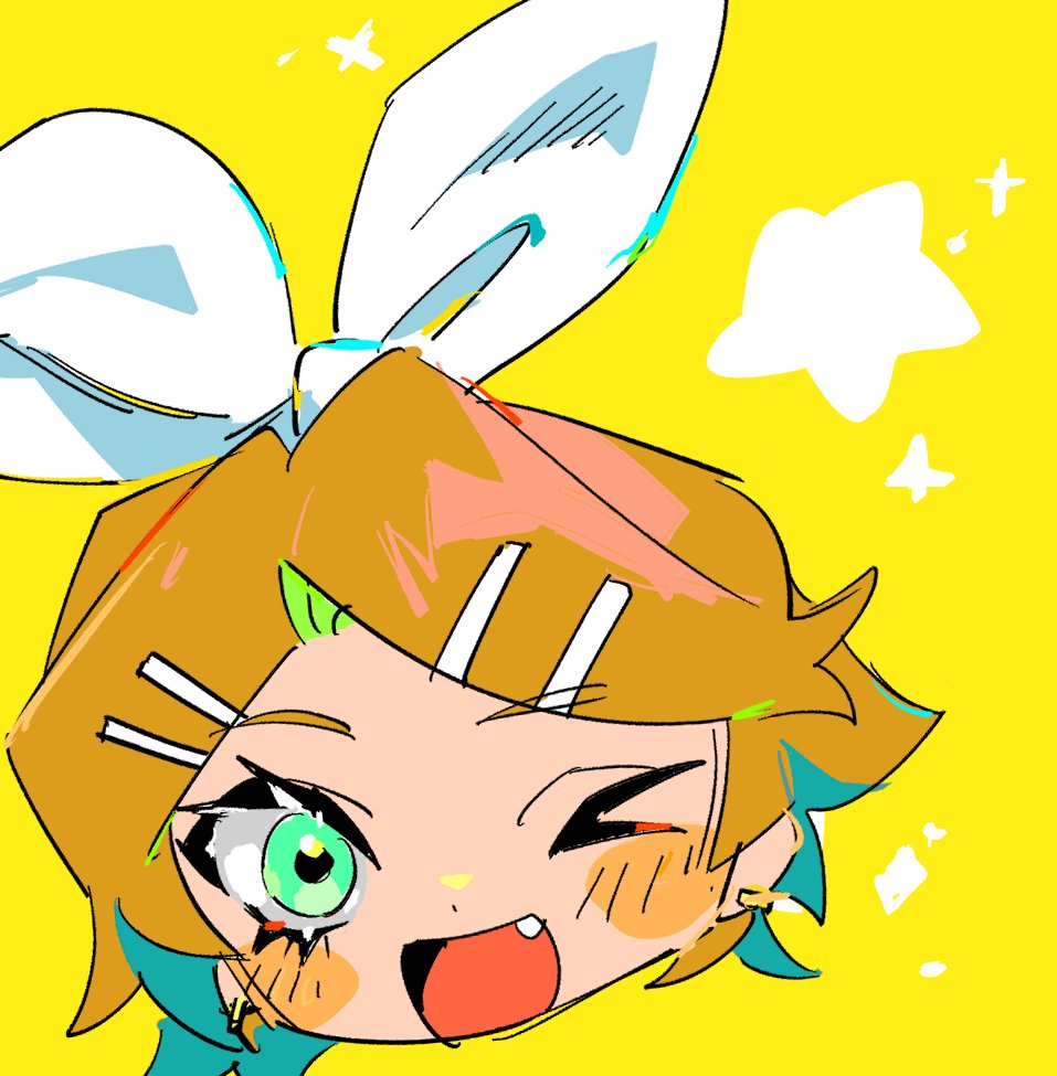 鏡音リン 「」|肉たろうのイラスト