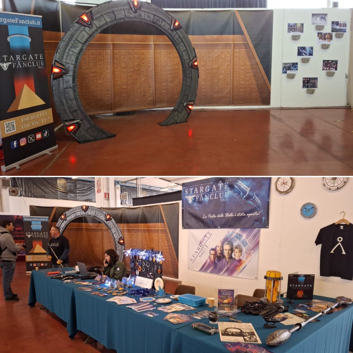 SGFStargateForu's tweet photo. Tutto pronto al Gardacon... vi aspettiamo oggi e domani, a Montichiari - BS, padiglione 6! 🌟
#sgf #stargate #cosplay #Gardacon #stargatecosplay #stargateatlantis #stargatefandom #StargateFanclubItalia #stragatesg1 #StargateUniverse #SGF #StargateSG1 #fiera #evento https://t.co/H7J7RTzOh6