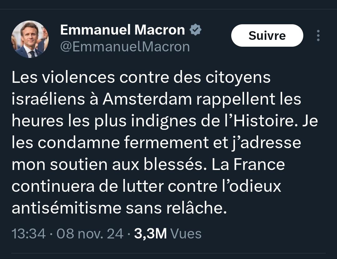 Venir en défense d'hooligans qui scandent "mort aux Arabes", mais quelle honte. Sérieux, quelle honte !