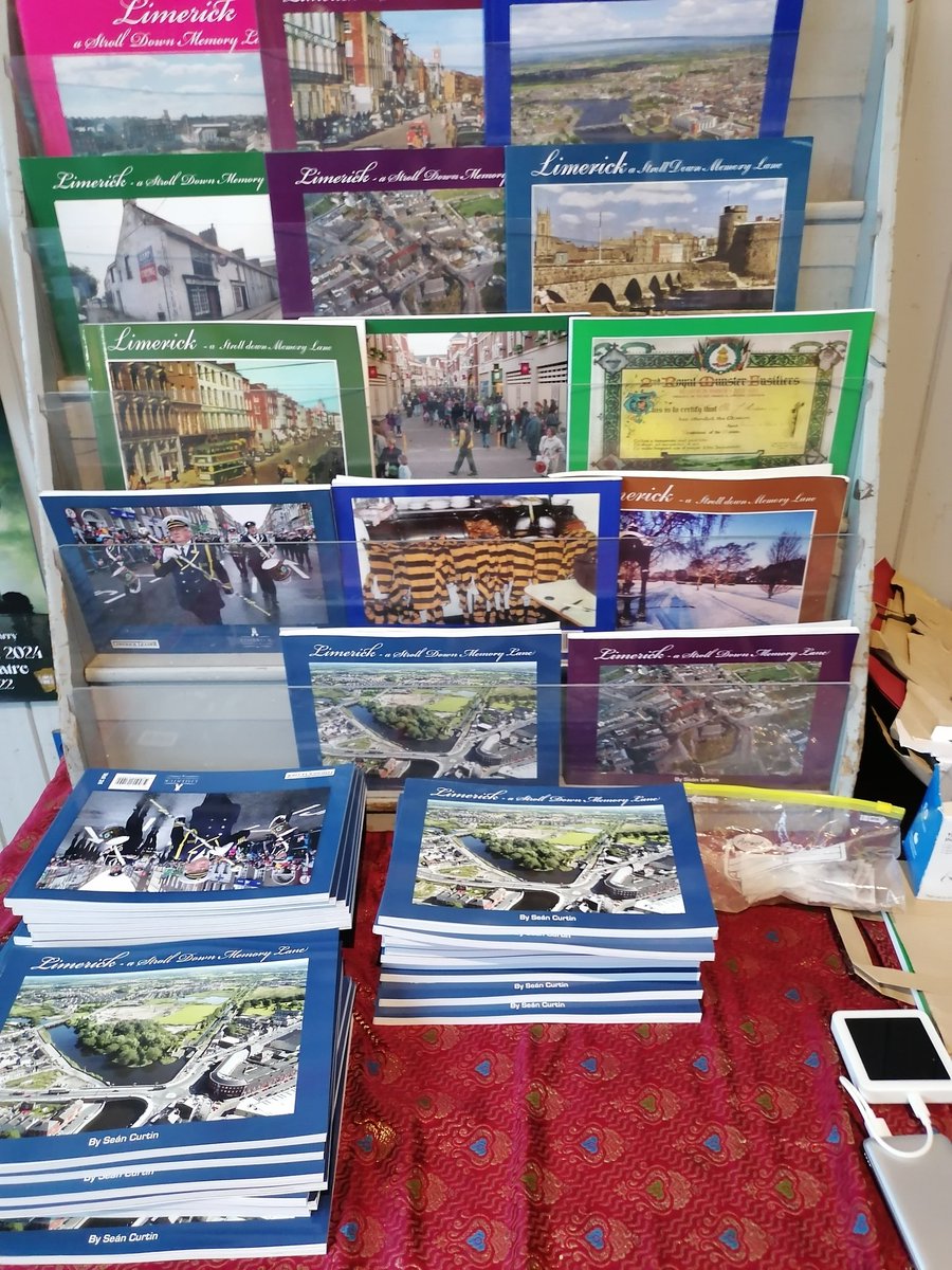 All set for Milk Market this lovely Saturday morning. Vol 24 Limerick a stroll down memory lane