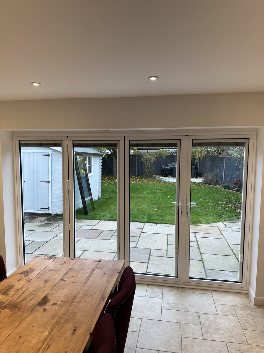 TriTecWindows's tweet image. 🚨This week’s Installation🚨Stunning Installation of New Aluminium Bi-folding doors with Venetian blinds 🔷Contact us for your free no obligation quotation🔷 📞Contact us:
☎️01245 248066
💻tritecwindows.co.uk
📧sales@tritecwindows.co.uk