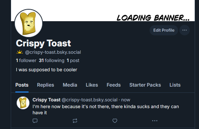 Crispy Toast tweet media