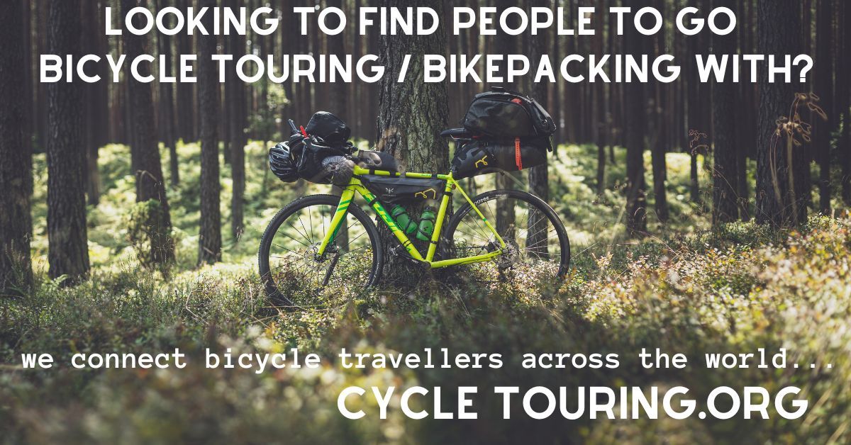 Looking to embark on an exciting bicycle touring or bikepacking adventure but don't want to go solo? 

We are here to help you find the perfect companions for your journey!  

cycletouring.org/go-touring/how…
