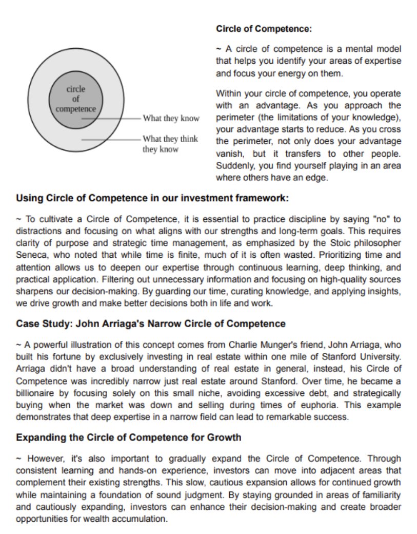 PerfectResearch's tweet photo. You don't have to be an expert on every company, or even many. You only have to be able to evaluate companies within your circle of competence :- Warren Buffet

Refer to our blog for more contents - https://t.co/JSTCayLOR0 https://t.co/AAnDsxG8af