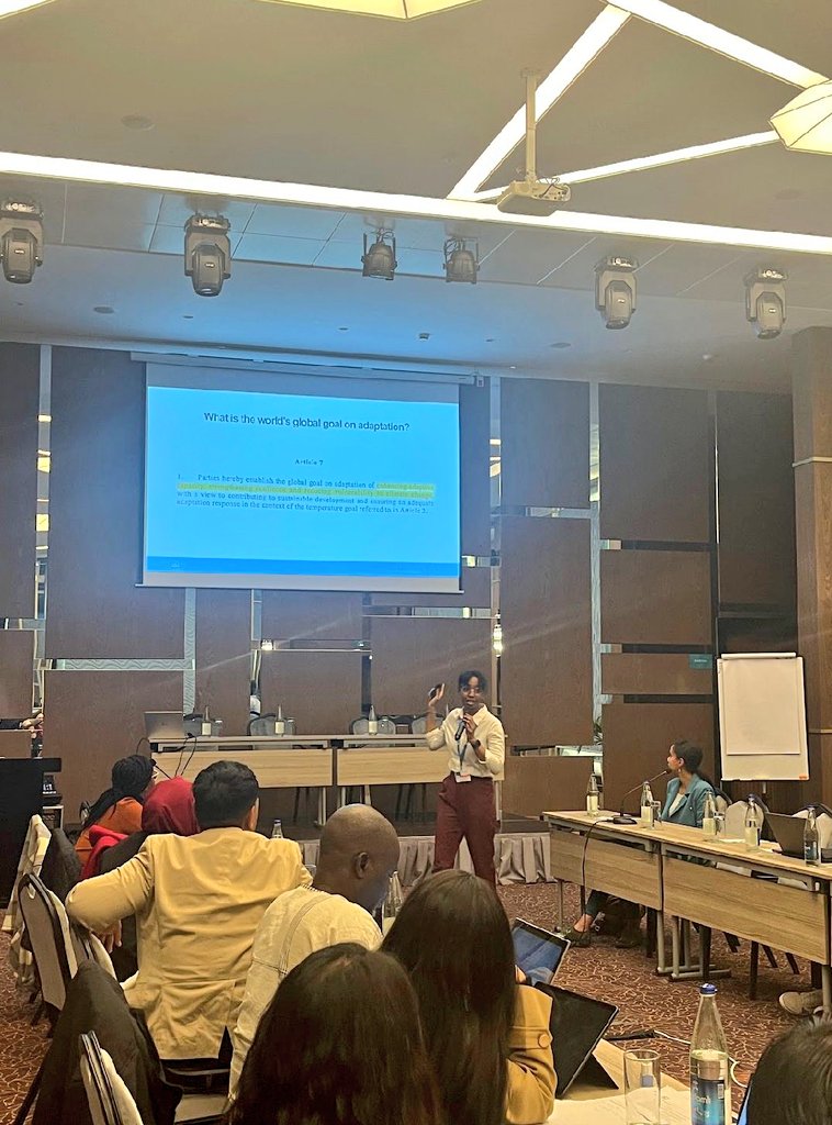 Pleased to welcome new LDC negotiators to Baku! It's critical we have more voices representing our countries and communities in these vital climate talks. Thanks to <a href="/IIED/">IIED</a> for hosting a training workshop for our new negotiators ahead of #COP29. Together, we can make a difference!