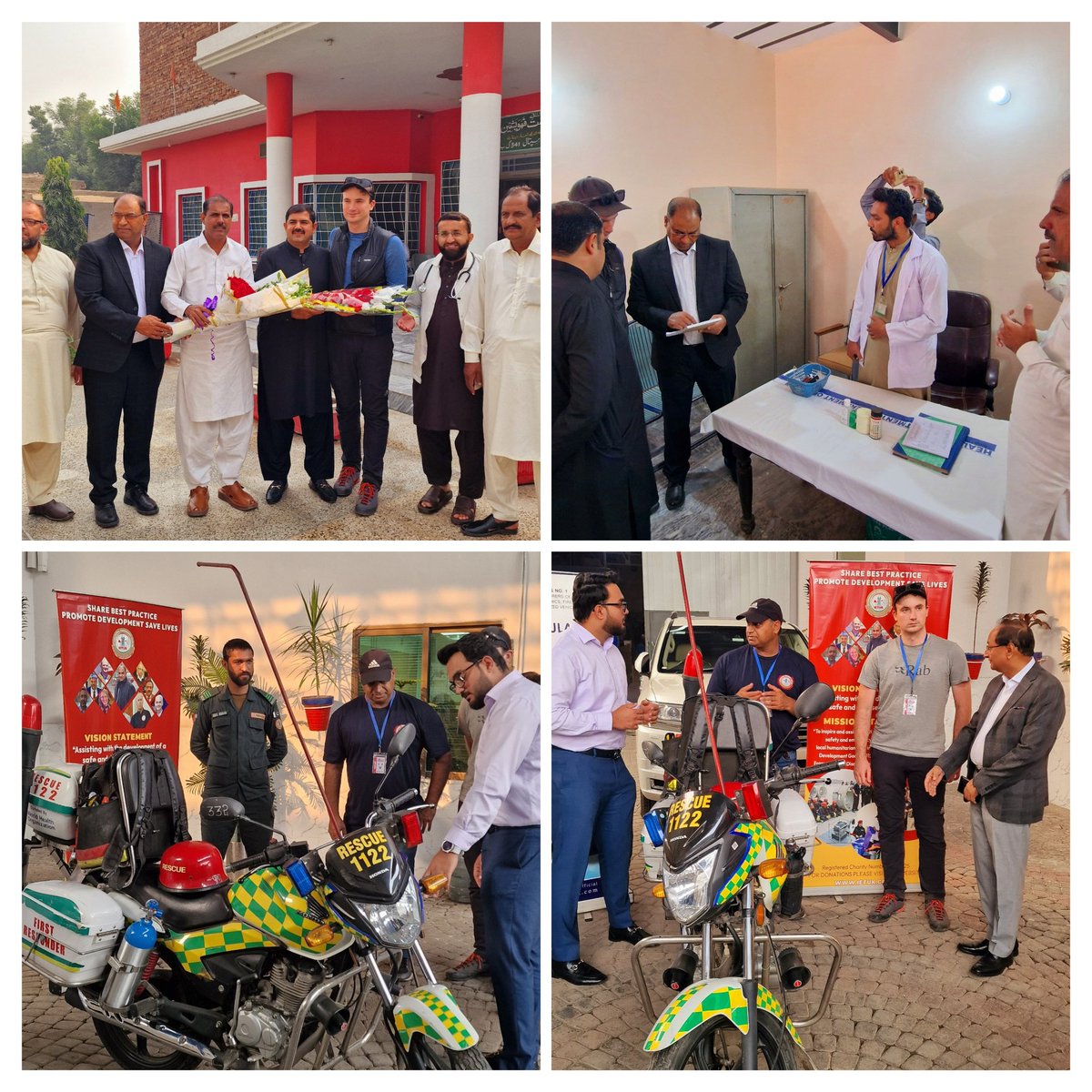 ietuk1's tweet photo. #Ietuk visit to
#Muzaffarabad #murpir #Dadyal #chakswari #Recuse1122AJK
#TobaTekSingh #Lahore #Hospital
#UET we are extremely proud to be part of the paramedic motorbike launch in #ajkrescue
#firstresponder
ππππ€π½π https://t.co/b0SsMP5alR