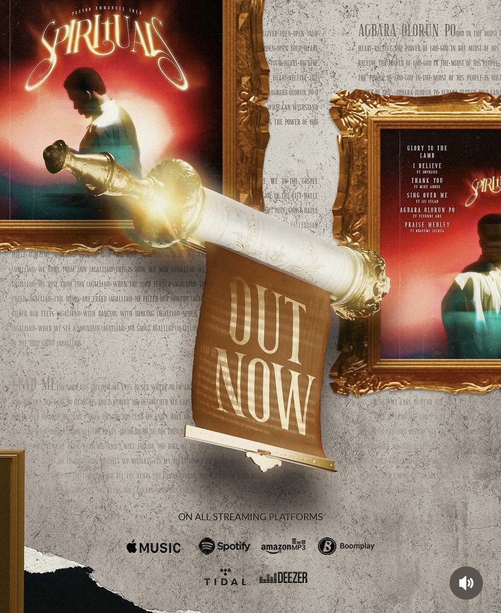 Kingsley_udofa's tweet photo. #SpiritualsTheAlbum by @pst_iren is out and this is my favorite song rn🥹❤️

🎵Your Grace is enough 
Go stream away!

#kingsleyudofa #stringsofgrace #gruvcoreproductions https://t.co/NKWc7O9m6E