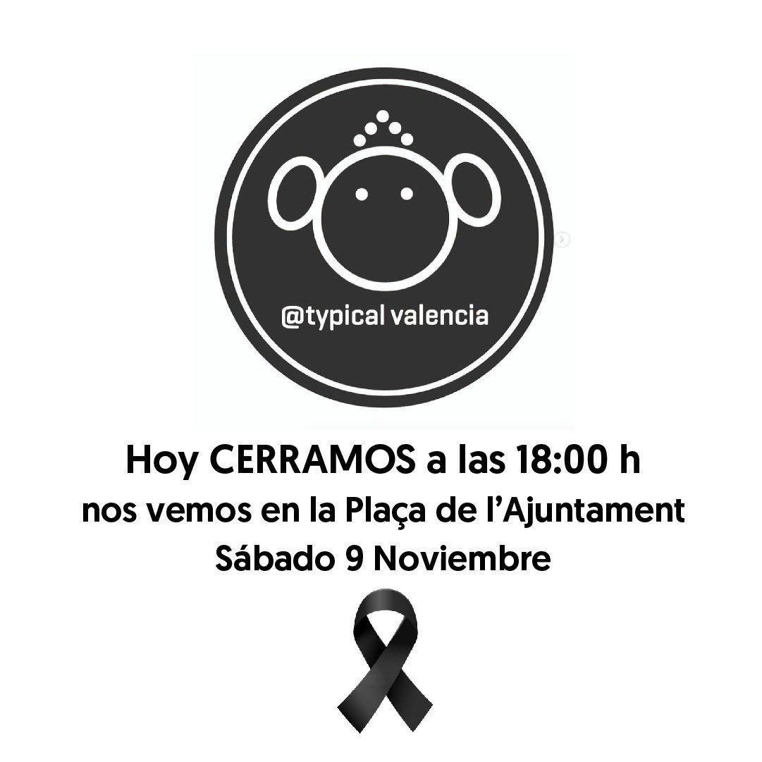 Esta tarde cerramos a las 18:00
Nos vemos en la Plaça de l’Ajuntament