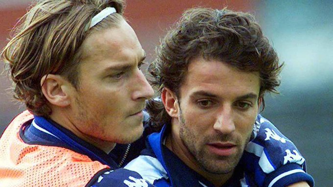 🎙️ |🗣️Totti celebrating  Del Piero's 50th birthday: “We were accomplices rather than rivals. We respected each other and understood the responsibility of representing something that was the same for each team. He was Juve , I was Roma. The night before the Berlin final he said to