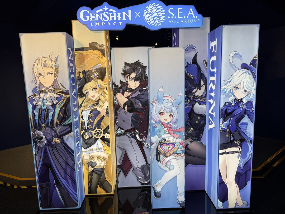 シンガポール水族館と原神コラボがあったのでちゃんとオタ活してきた