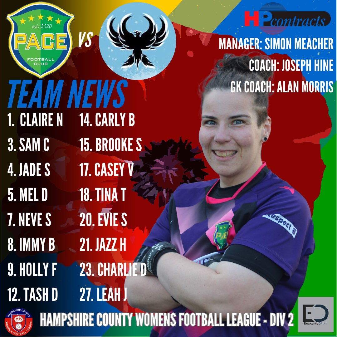 PaceFC (@pacefc2020) on Twitter photo 💛TEAM NEWS💛
Your Pace Women’s Squad for their league match this weekend vs <a href="/Mudefordphoenix/">MudefordPhoenixFC</a> Ladies💛🩵
🆚Mudeford Phoenix Ladies
🗓️10/11/2024
📍Testwood School, SO40 3ZW
⏰2pm KO
Your support means the world to us🌟⚽️ 💛TEAM NEWS💛
Your Pace Women’s Squad for their league match this weekend vs <a href="/Mudefordphoenix/">MudefordPhoenixFC</a> Ladies💛🩵
🆚Mudeford Phoenix Ladies
🗓️10/11/2024
📍Testwood School, SO40 3ZW
⏰2pm KO
Your support means the world to us🌟⚽️