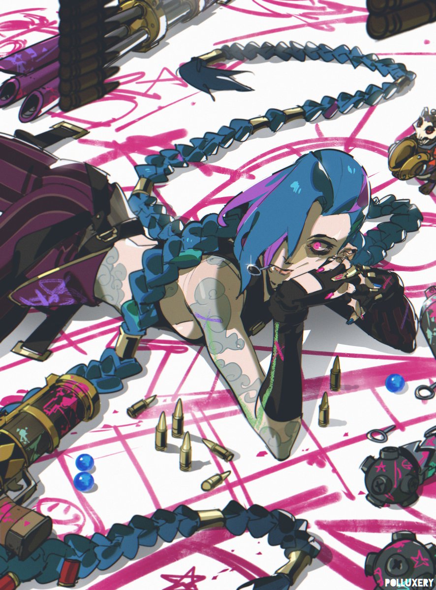 Polluxery's tweet photo. Jinx 
#Arcane https://t.co/A5Mv5knGMp