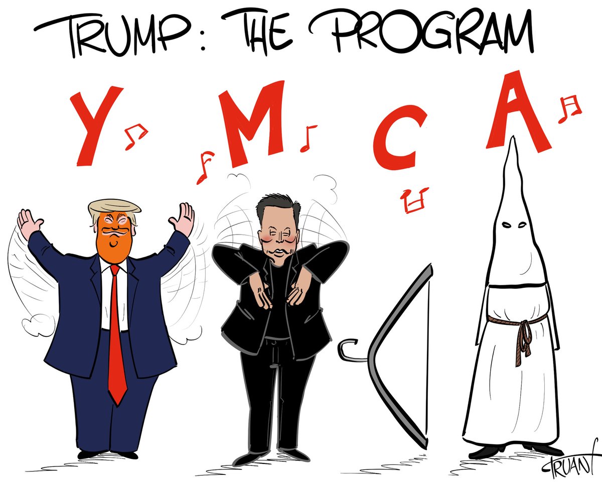 #Trump #ElonMusk #YMCA #abortion #kkk