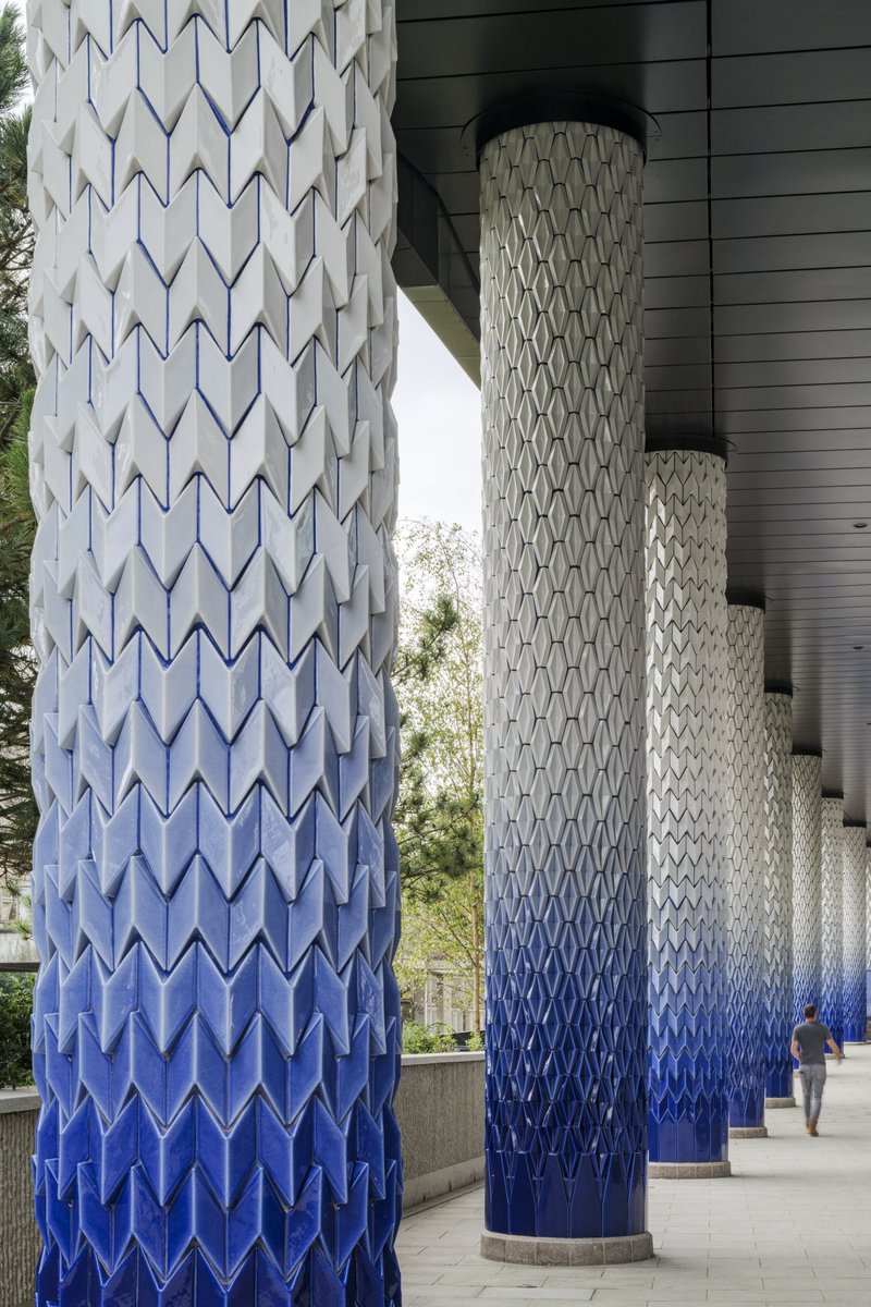 Croydon Colonnade, London's first porcelain pedestrian thoroughfare which I'm so proud to've been able to design. Photo by <a href="/gardnergareth/">Gareth Gardner</a>