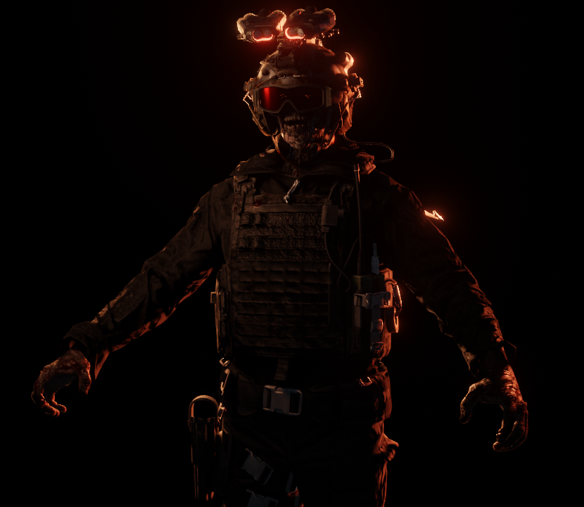 OYEone89's tweet photo. Little guy redesign! 
(the original is on the right) 
Thought it would fit the guy's personality more 
#blender3d #3dkitbash #oc #originalcharacter #characterdesign https://t.co/IvWj0bzBjf