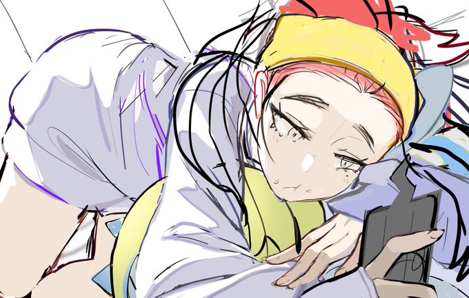 ゼイユ(休日のすがた)を描こうと思います。 