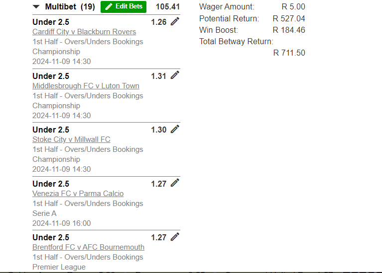 IThidiela's tweet photo. I just placed a bet with Betway. Tap here to copy my bet or search for this booking code in the Multi Bet betslip X83AD0AE0 https://t.co/4d3SjGv9Sj
1st half under 2.5 bookings๐ฅ๐ฅ๐ฅ๐ฅ๐ฅ
#Malema ##UmjoloTheGoneGirl #All Blacks #Grammy ##PlusYourLife #betway https://t.co/MeOM1mA34t