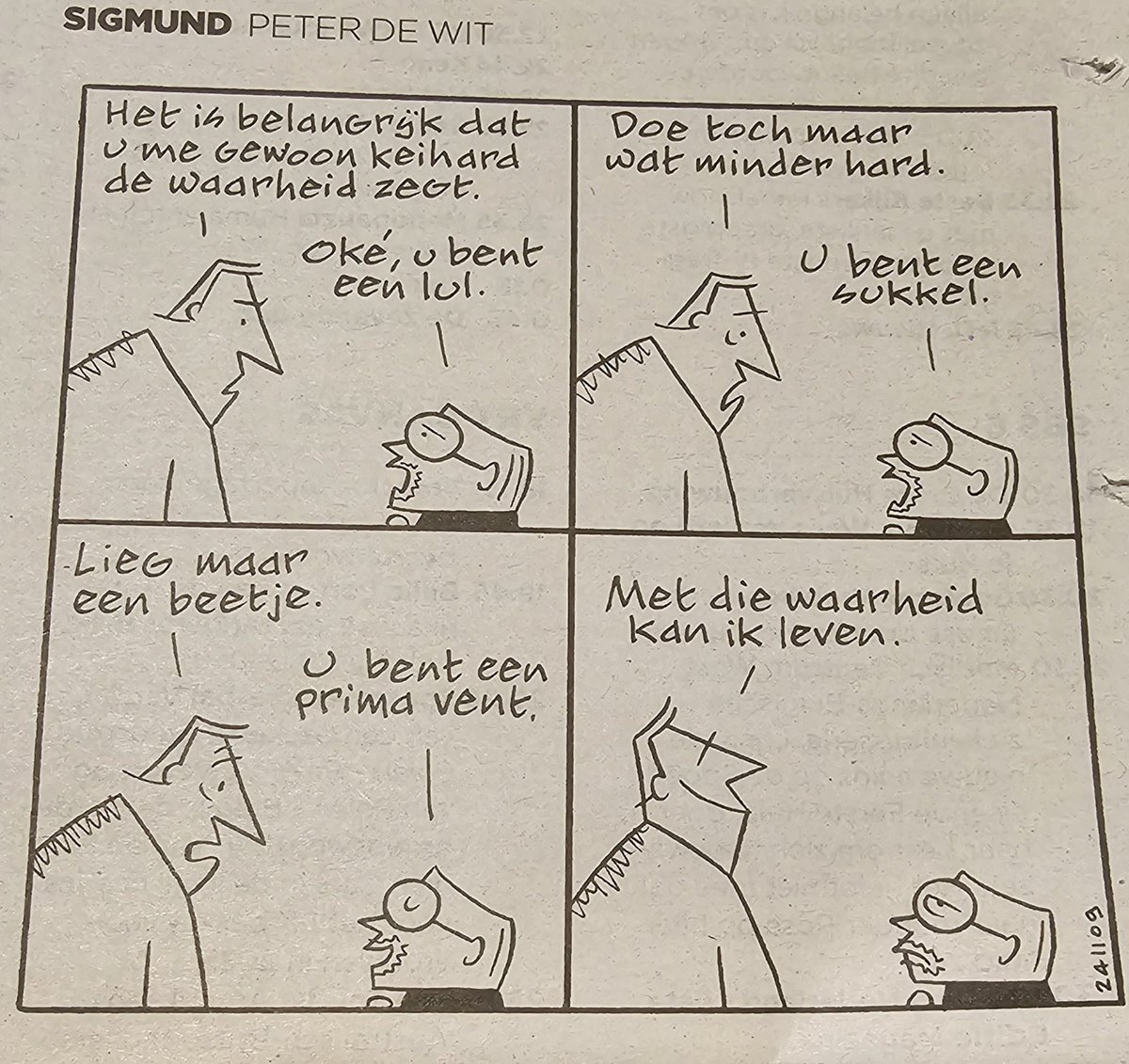 Peter de Wit schetst de Amerikaanse kiezer/de toestand in de wereld in vier tekeningen...