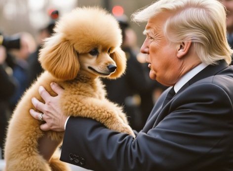 MUSK: I already have a lot of dogs to take care of, so I'll ask you

TRUMP: Oh!...? 
#Pinu