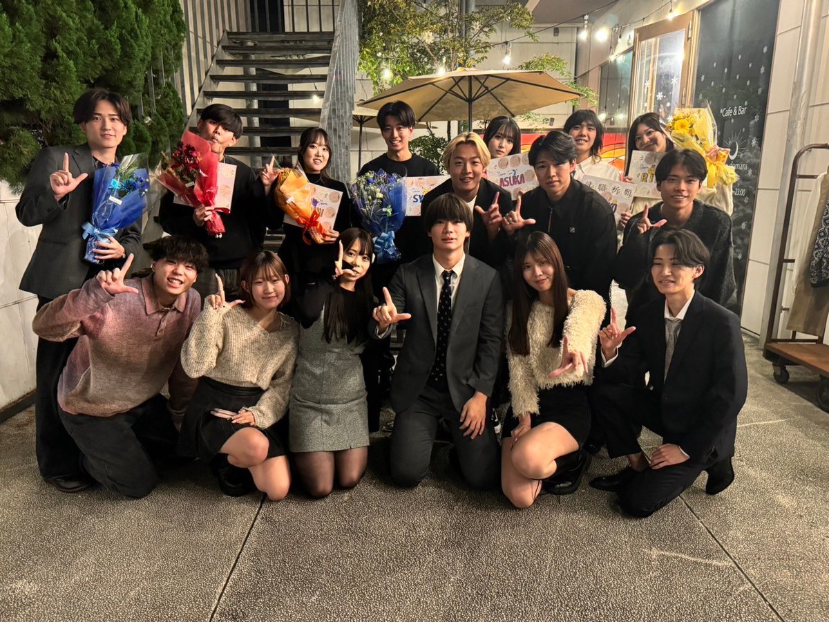 FC_Liberte's tweet photo. 11月8日代交代飲み🍺
リベのOBが経営してるフェリーチェドマーニというお店をお借りしました‼️リベルタ存亡の危機から復活させてくれた3年生に感謝！新幹部でまだまだリベルタ盛り上げていきます❤️‍🔥遊びもサッカーも全力でやります！プレもマネも大募集中です🔥🔥🔥 https://t.co/RVk85xoEPV