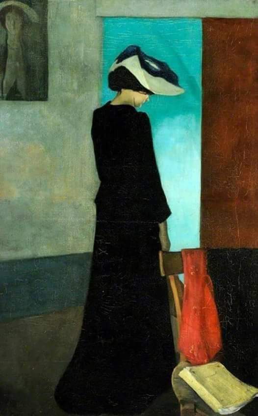 PaolaCorb's tweet photo. "Noi non apprezziamo il valore di ciò che abbiamo mentre lo godiamo; ma quando ci manca o lo abbiamo perduto, allora ne spremiamo il valore."

- W. Shakespeare -

🎨William Rothstein https://t.co/8kbns19BW9