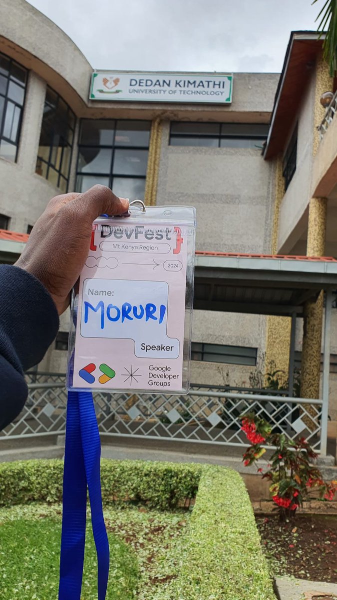 Moruri_c's tweet photo. attending @GdgnyeriC and speaking
why join community? And contribute to open source
#devfestMtKenya https://t.co/S6rIaoicJg