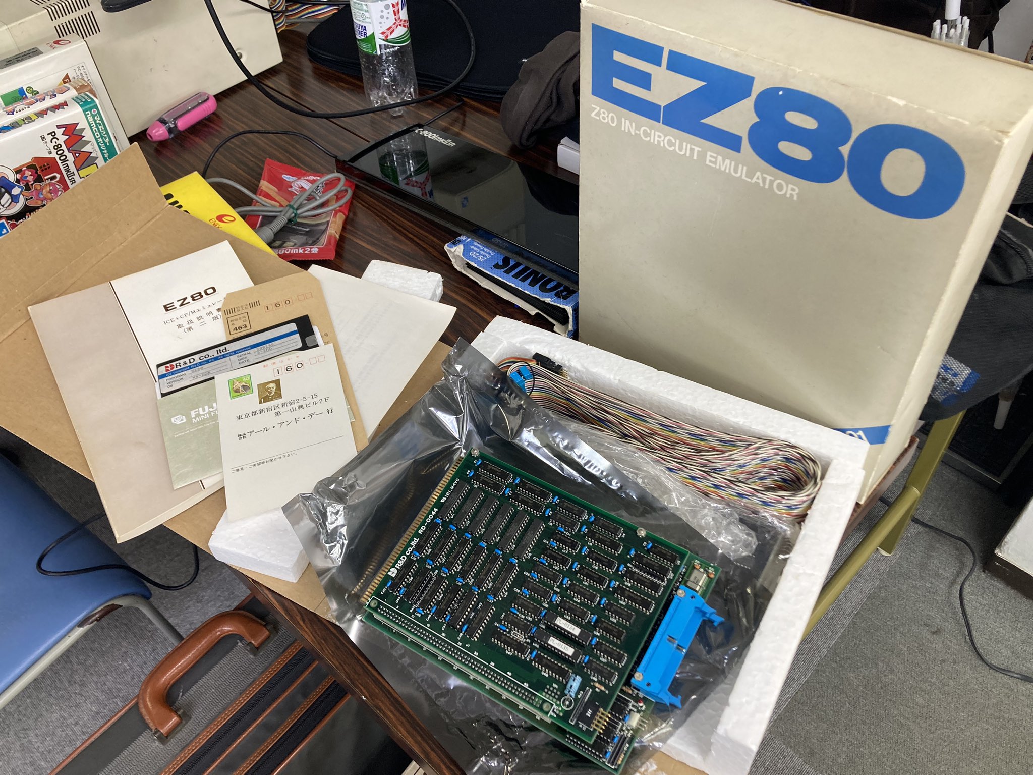 CP/M computer つぶり Z80インサーキットエミュレーター