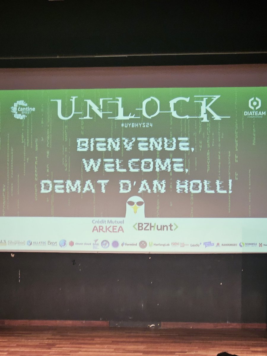 C'est parti ! <a href="/UYBHYS/">Unlock Your Brain, Harden Your System</a> #UYBHYS24