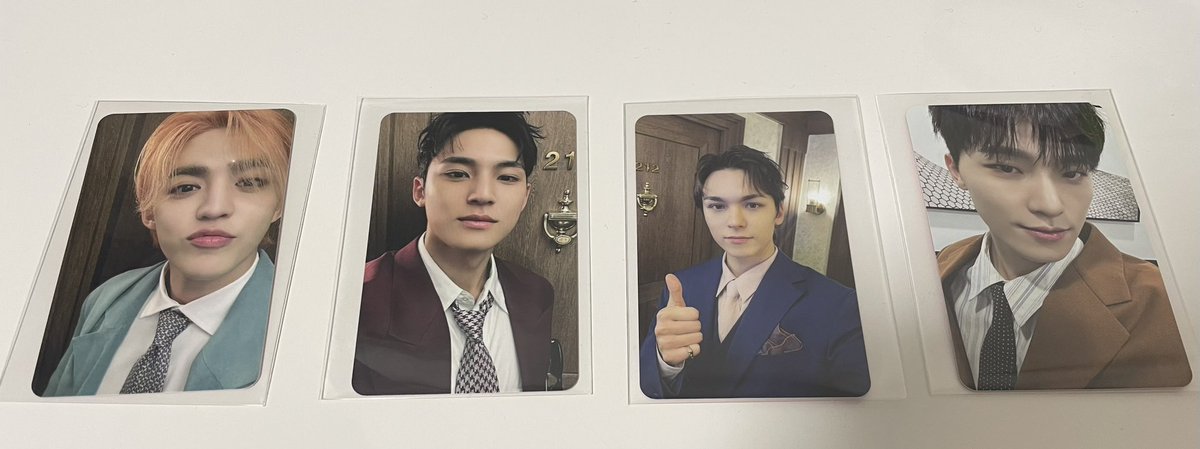 cak_e7's tweet photo. SPILL THE FEEL SEVENTEEN セブチ 交換 特典 トレカ Carat盤 封入

【譲】スンチョル、ミンギュ、バーノン、ディノ
【求】ウォヌ

◯同日発送
◯郵送希望

交換可能な方がいらっしゃいましたらリプお願いします🙏

#seventeen交換 #セブチ交換 https://t.co/NeAuNp8oDi