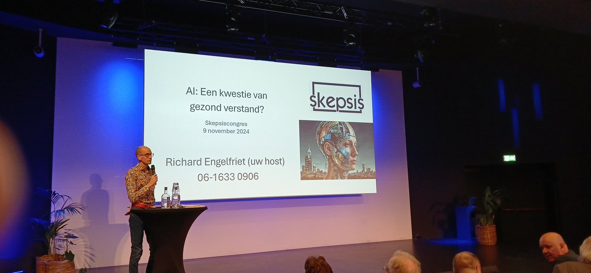 We gaan zo beginnen aan ons jaarlijkse congres! skepsis.nl/skepsis-congre…