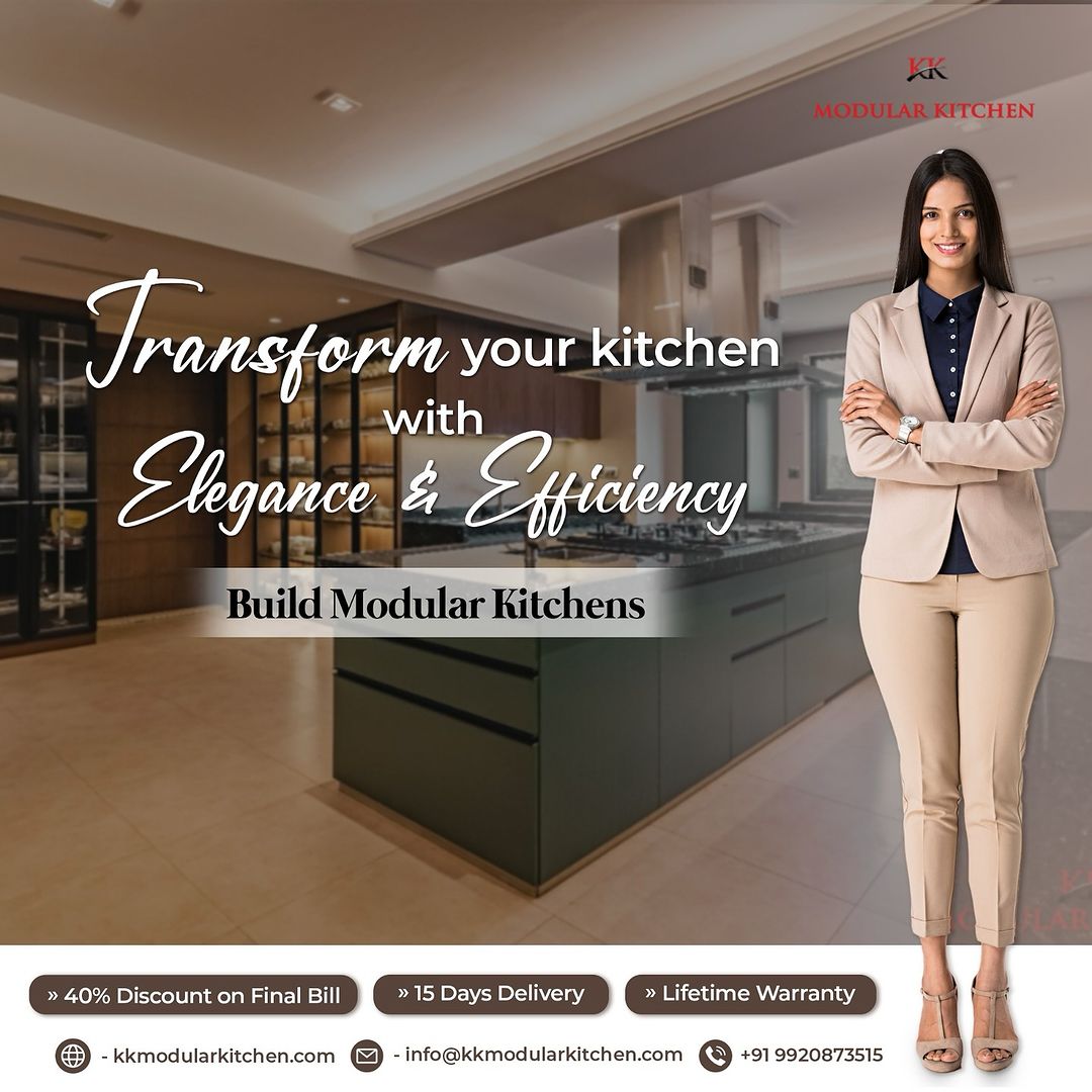 KKModularKitchn's tweet image. Transform your kitchen with KK Modular Kitchen—where elegance meets efficiency.Our designs blend function with style, creating a space you’ll love..

Discover ultimate modular solutions to elevate your home’s convenience and look!

#kkmodularkitchen #kitchendesign #modernkitchen