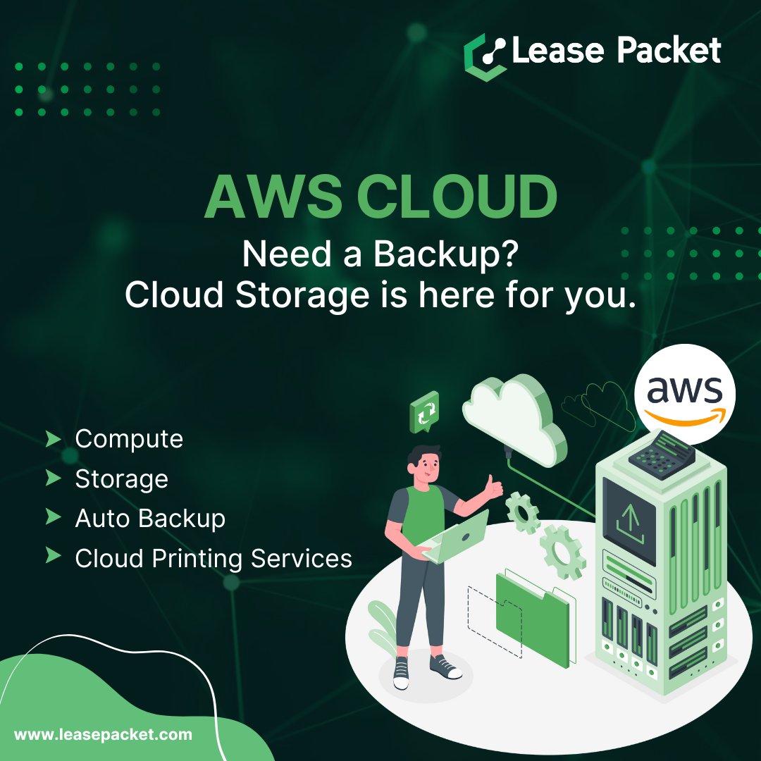 lease_packet's tweet image. Stay worry-free with Lease Packet’s AWS Cloud Backup solutions! Safeguard your data with automatic backups, rapid recovery, and unbeatable reliability. Protect what matters most and focus on your business growth!
.
.
#LeasePacket #AWSBackup #CloudSecurity #DataProtection