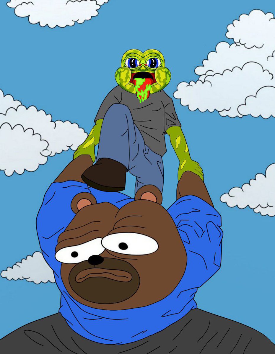 AcidToadArmy's tweet photo. No bear can compete against the acid $TOAD 🐸 https://t.co/40OchCRU23