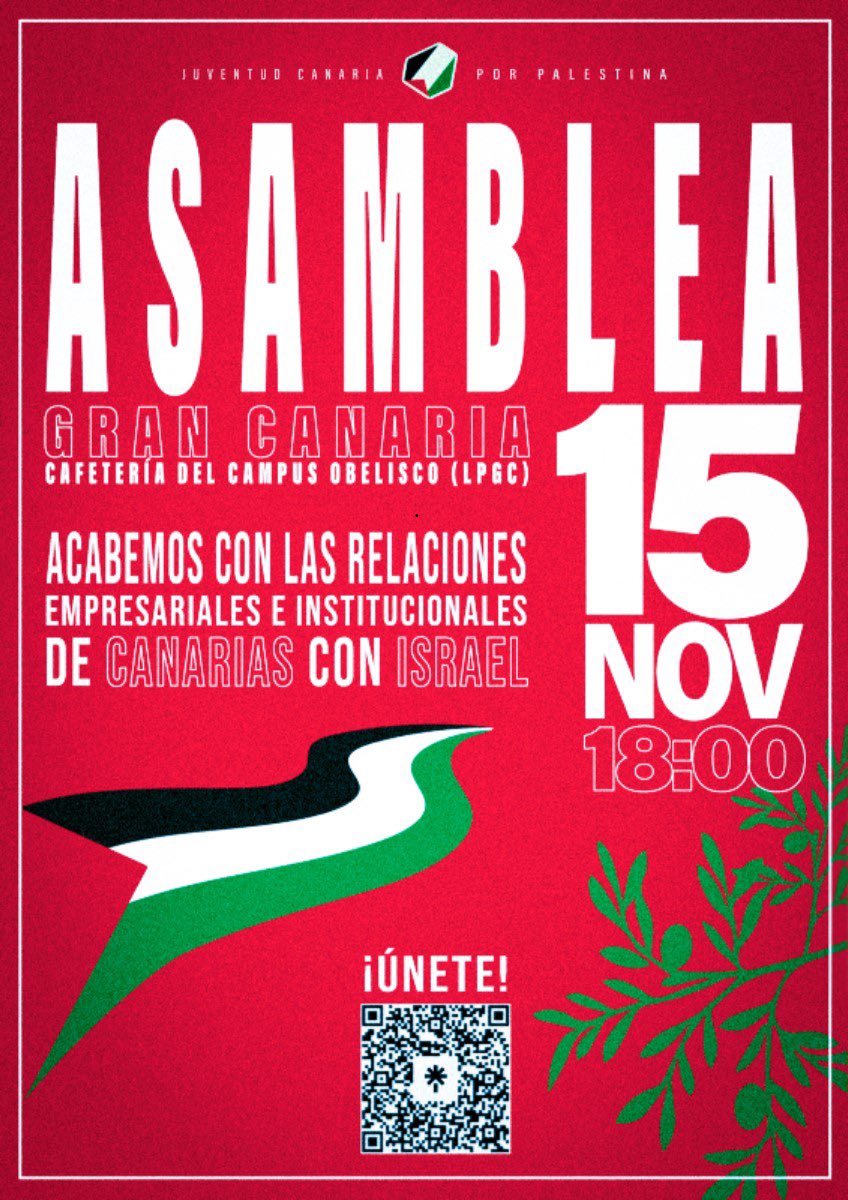 El próximo 15 de noviembre nos volvemos a ver en Gran Canaria.

¡Únete!