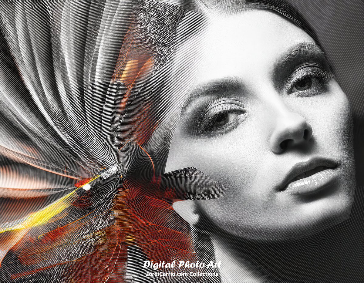 JordiCarrio's tweet image. The human and the abstract meet in this work: the softness of a face merges with geometric textures, creating an intriguing visual game. 🎭💫 What emotions does this image bring out in you?
#DigitalArt #AbstractPortrait #VisualExploration #CreativeInspiration #ArtTextures