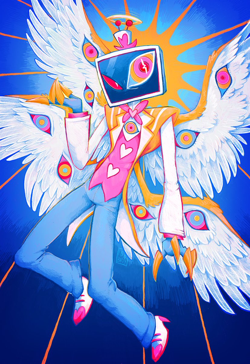 Obsessed with <a href="/MooMooofDoom/">MooMoo</a>’s Winner Vox #vox #winnervox #hazbinhotelfanart