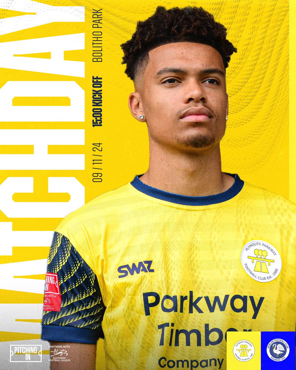PlymouthPFC's tweet photo. Southern League | 📈 Match Day 15

📍 Bolitho Park

🆚 @MarlowFC 🔵

⏰ 15:00

🎟 Matchday - Adult £12/Conc £10/U16 £7

🆓 U10’s free with adult

💳 Pay by cash or card

🅿️ Matchday travel info in link👇

https://t.co/URZsutotoE

#PAMAR

#RoundOurWay

@swsportsnews https://t.co/TGD2HsZX6A