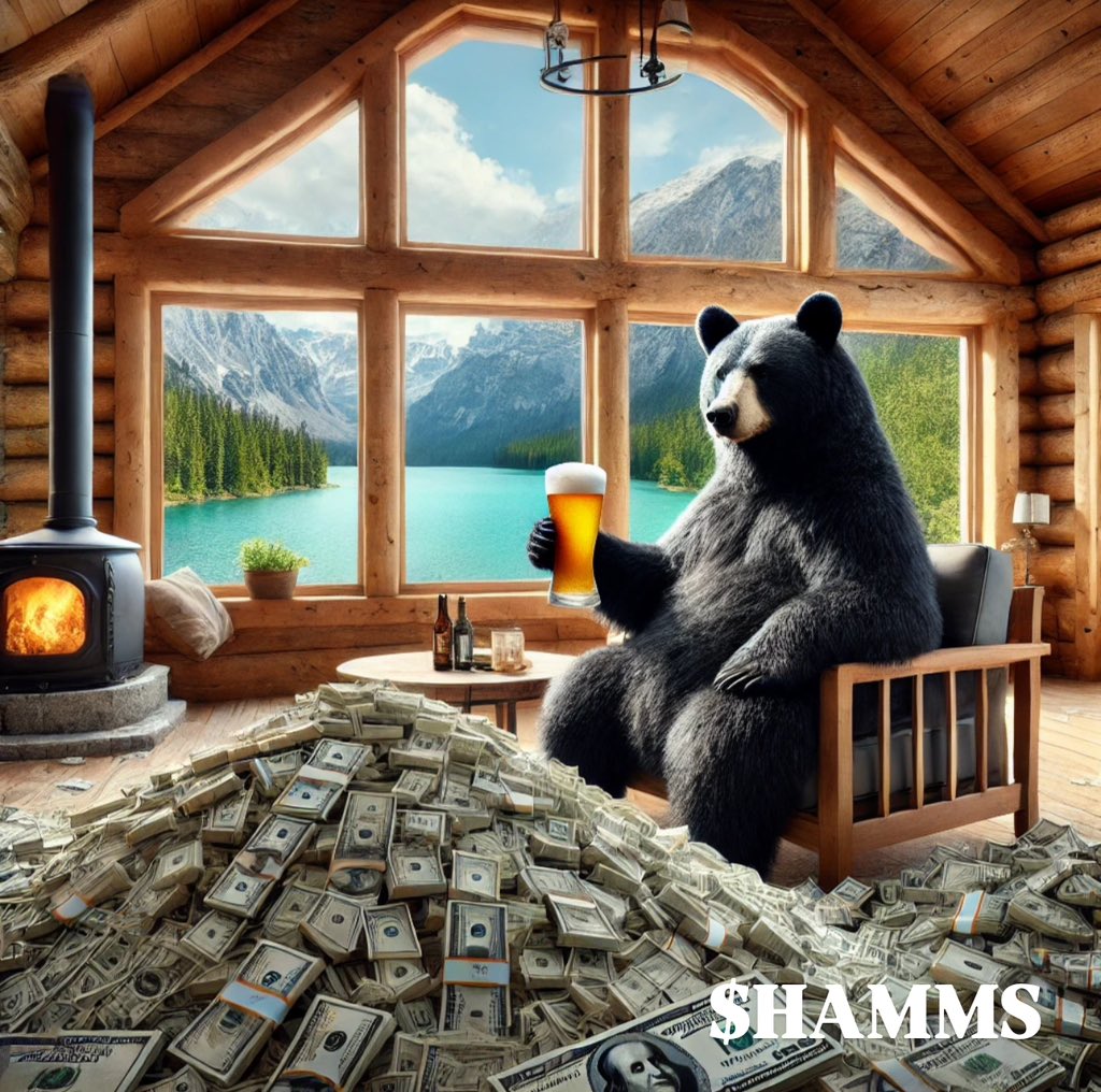 HammsBearSolana's tweet photo. $HAMMS – the 100x gem so good, even this bear’s too drunk to count all the cash he’s rolling in! #memecoin #hamms #100x💎 #bitcoin #solana #btc #sol #eth $btc $sol $eth #supercycle #memecoinsupercycle https://t.co/JghqbVrkWb