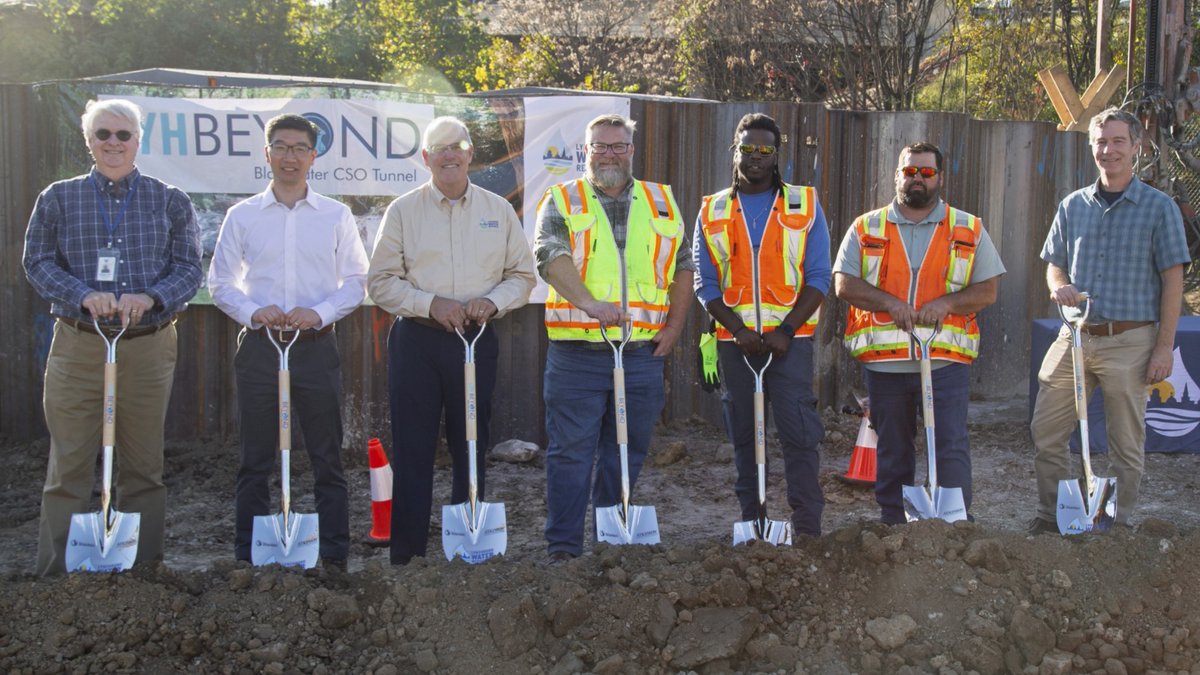 We were glad to join the groundbreaking ceremony for the Blackwater CSO Tunnel earlier this week in Lynchburg, Virginia, where we’re providing construction management services and other expertise. #StantecWater