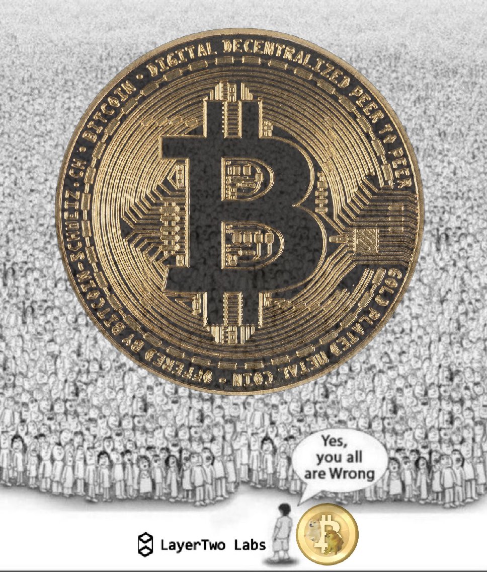 Its not the first time we have been into this Situation. We used to this. We are build for this. 
#bitcoin #drivechain <a href="/skydogenet/">Skydoge</a>