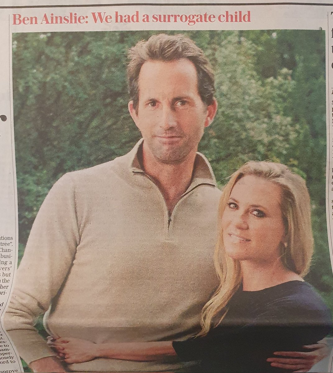 richardaeden's tweet image. Always interesting when a prominent couple talks publicly about their use of a surrogate mother