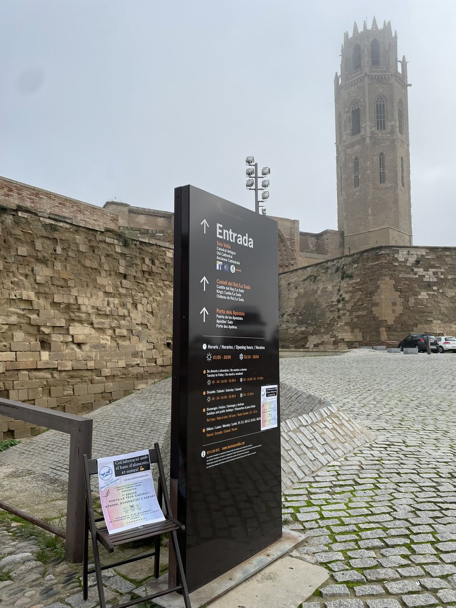 Divinafajust's tweet image. Comencem de bon matí amb nova edició del “Porta la teva cadira”. NO US HO PERDEU. #generediversitatiesport #ensimportaparlarne #respecte i #SOLIDARITATAMBDANAVALENCIA
Us esperem al lloc màgic de La Seu Vella, sempre un goig visitar-la @FemeniEsport @TuroSeuVella @donabalafia