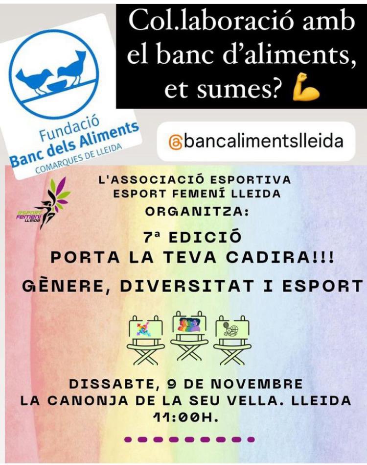 Divinafajust's tweet image. Comencem de bon matí amb nova edició del “Porta la teva cadira”. NO US HO PERDEU. #generediversitatiesport #ensimportaparlarne #respecte i #SOLIDARITATAMBDANAVALENCIA
Us esperem al lloc màgic de La Seu Vella, sempre un goig visitar-la @FemeniEsport @TuroSeuVella @donabalafia