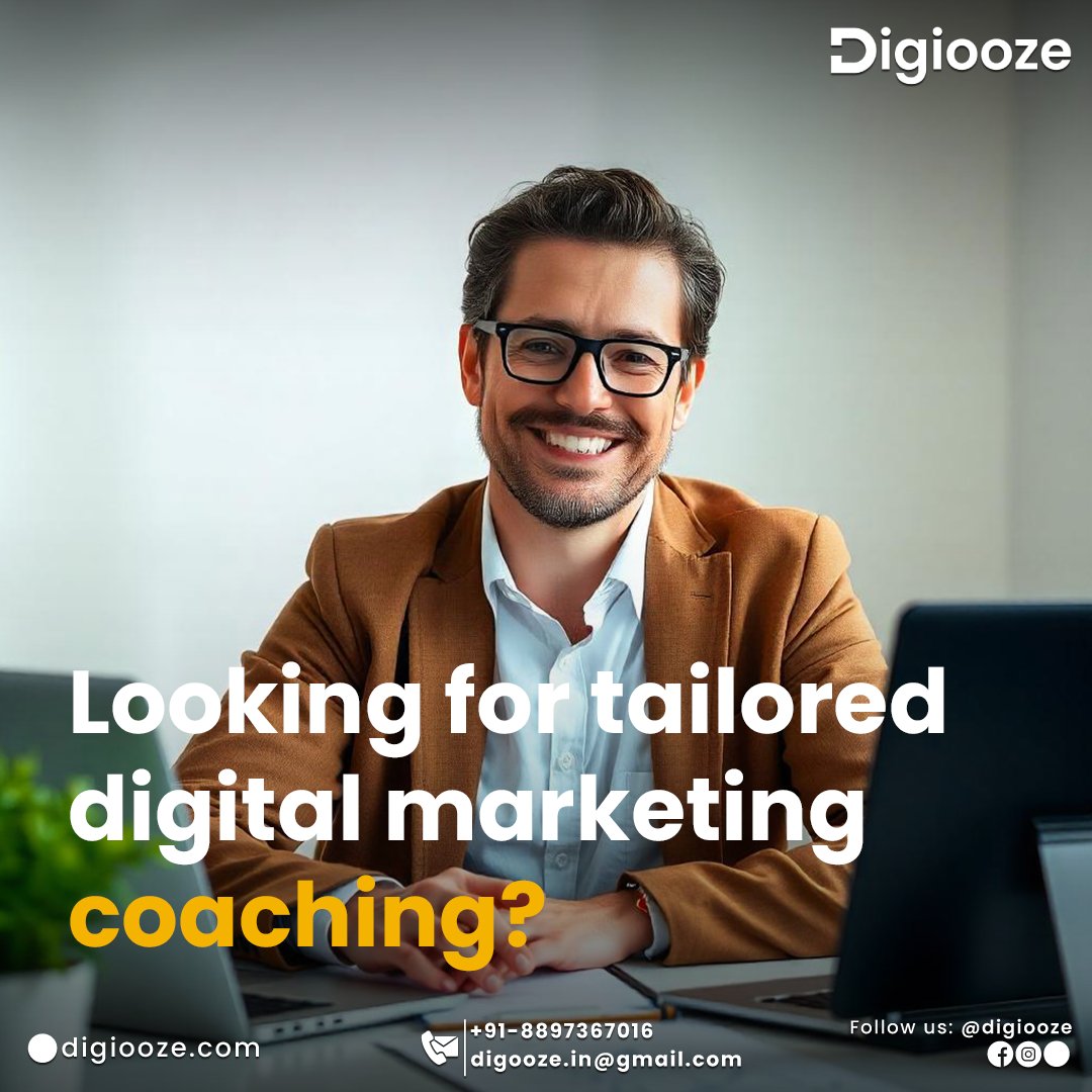 digiooze's tweet image. Need tailored digital marketing coaching?

Message me to learn more!

#DigitalMarketing #DigitalCoach #MarketingCoach #MarketingSpecialist