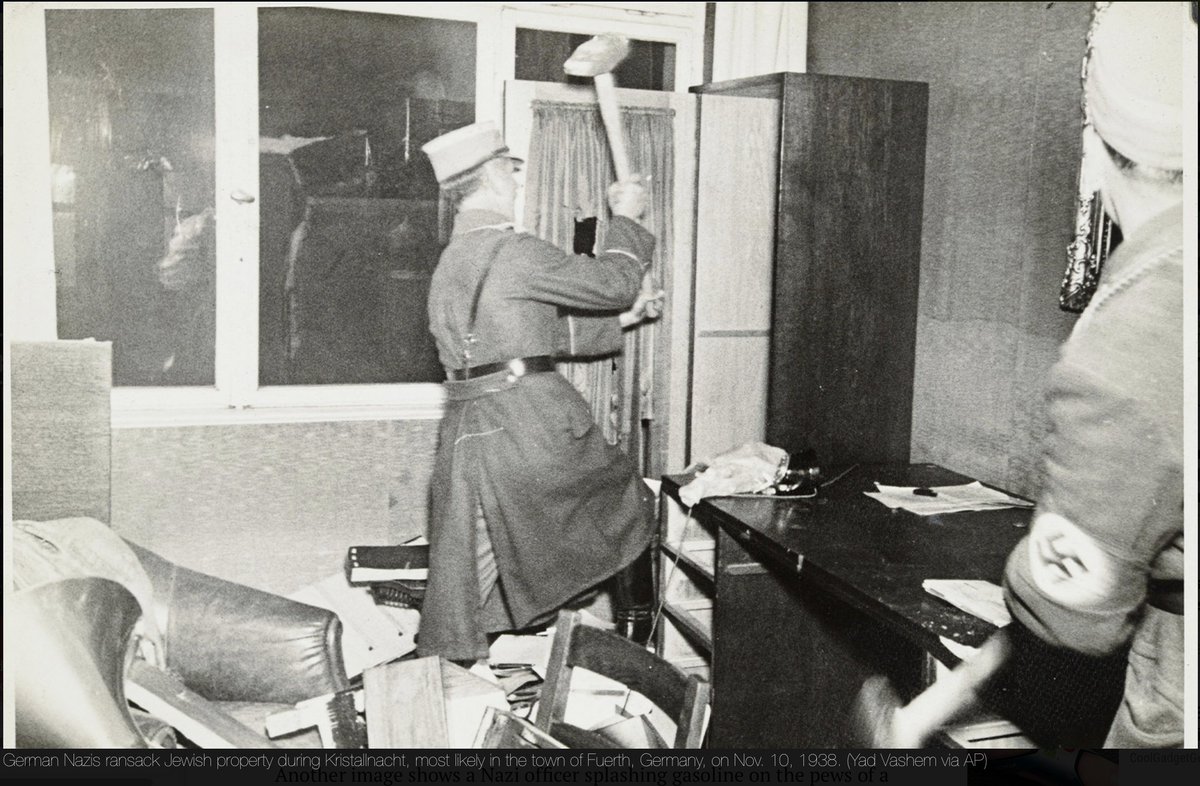 Holocaust_Irl's tweet image. 86 years after Kristallnacht, now renamed Reichspogromnacht, when Nazis mobilized nationwide antisemitic attacks against its Jewish citizens, we remember the victims of that terror &amp;amp; all those murdered in the Holocaust. Jews need no reminder of where hatred towards them can lead.