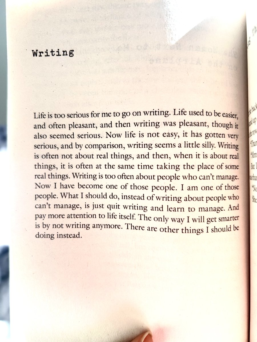 This tracks.
Lydia Davis.