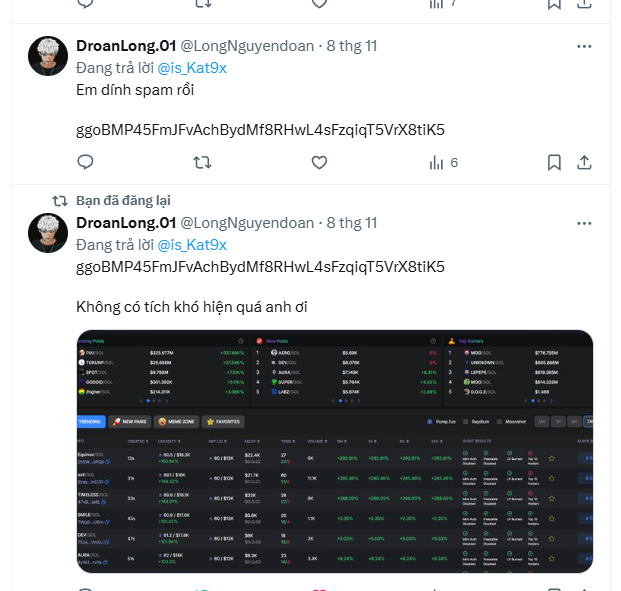 LongNguyendoan's tweet photo. @is_Kat9x ggoBMP45FmJFvAchBydMf8RHwL4sFzqiqT5VrX8tiK5
Em chưa được lần nào lun https://t.co/KrpN11aFdO
